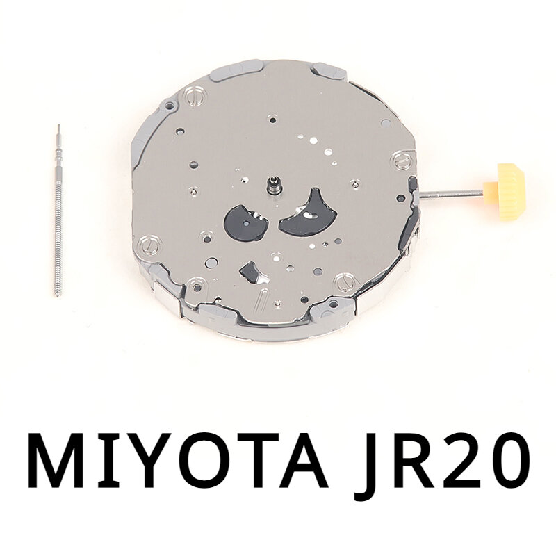 MiyotaJR20 Quartz Watch Movement, Assista Acessórios, Marca do Japão, Novo e Original