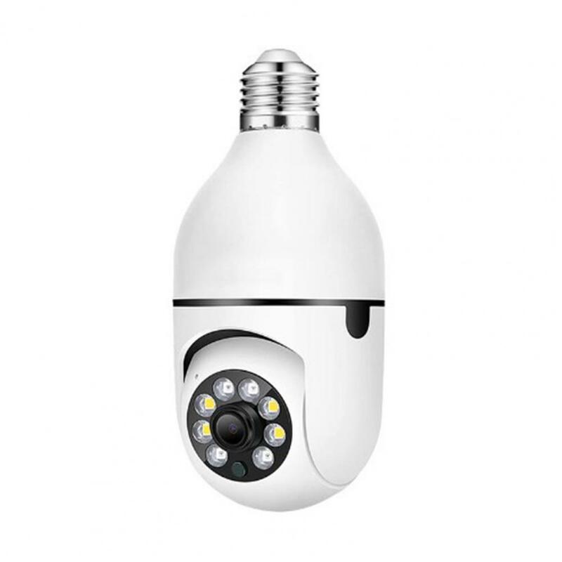 Bulb Camera  Reliable Multifunctional Wireless WiFi Connection  E27 Bulb Auto Tracking IP Camera for Home