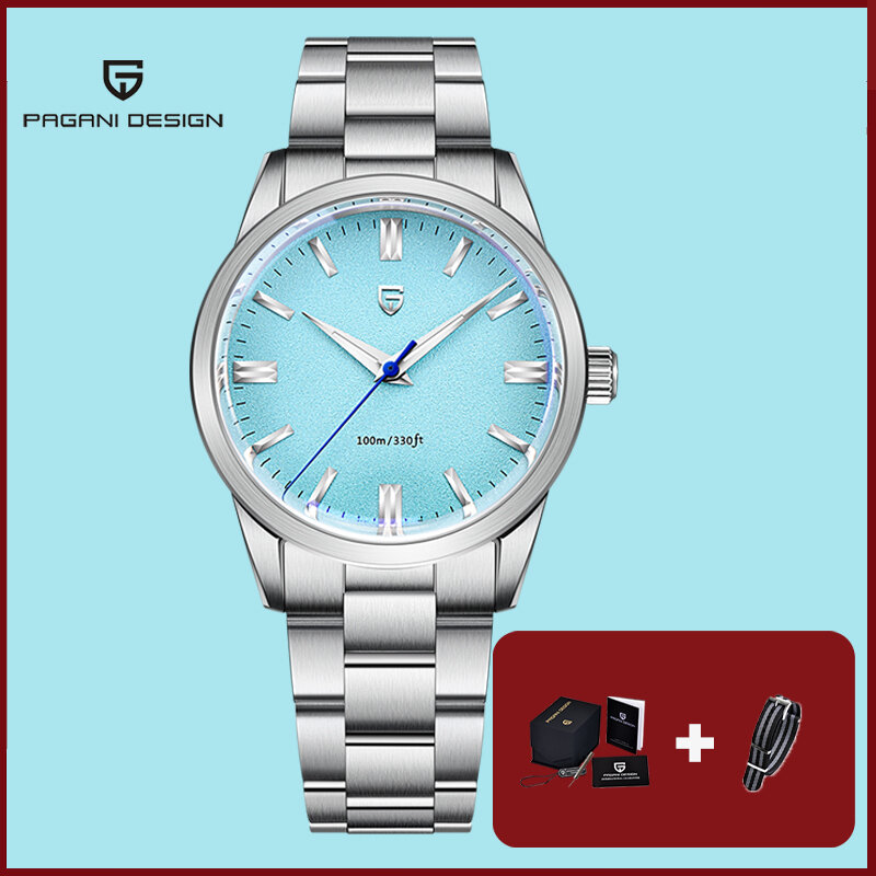 PAGANI DESINI Quartz Watch Sapphire Glass Stainless Steel Waterproof Brand Fashion Casual Watch for Men Reloj Hombre PD1731