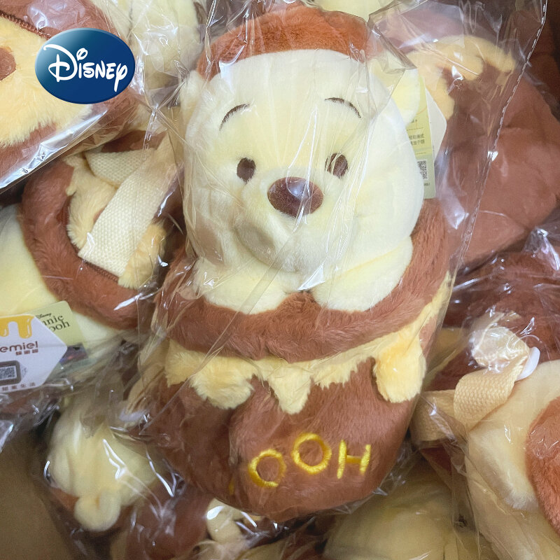 Disney Pooh Bear nowa Mini torba Crossbody kreskówka urocza pluszowa damska torba moda dziewczyna jeden torba na ramię Crossbody wysokiej jakości