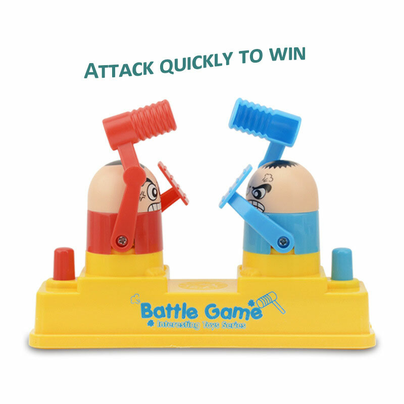Mainan Fidget pereda Stress trik bayi, palu interaktif orang tua anak, permainan pertempuran meja menyenangkan baru