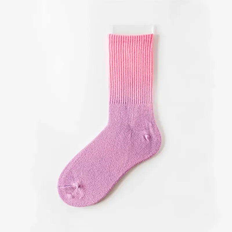 Tablet pure color white socks girl spring and autumn pure cotton breathable stockings electric heating socks