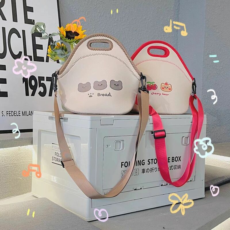 Cute Baby Diaper Bags for Mommy Maternity Handbags Stroller Nappy Bag Cartoon Bear Portable Lunch Food Bag Babies Accessories