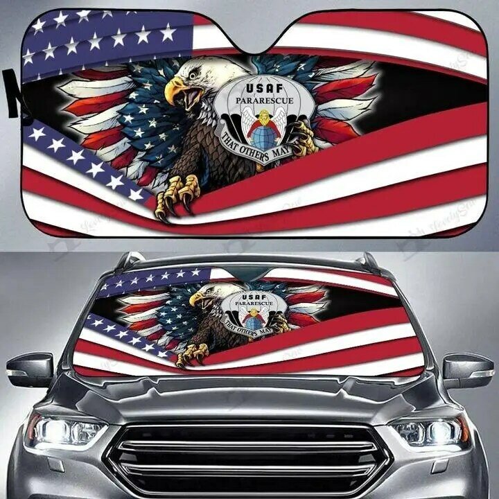 United States Air Force Pararescue Auto Sun Shade Car Windshield Window Cover Sunshade