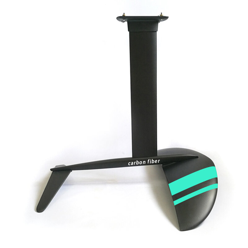 Wakesurf-Tabla de aluminio de fibra de carbono, tabla de Paddle de pie, hidroaluminio, Color negro