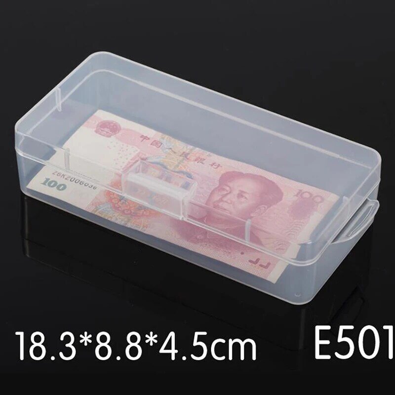 Rectangular Plastic Clear Transparent Storage Electronic Parts Screw Beads Box Collection Container Organizer Jewelry Storage