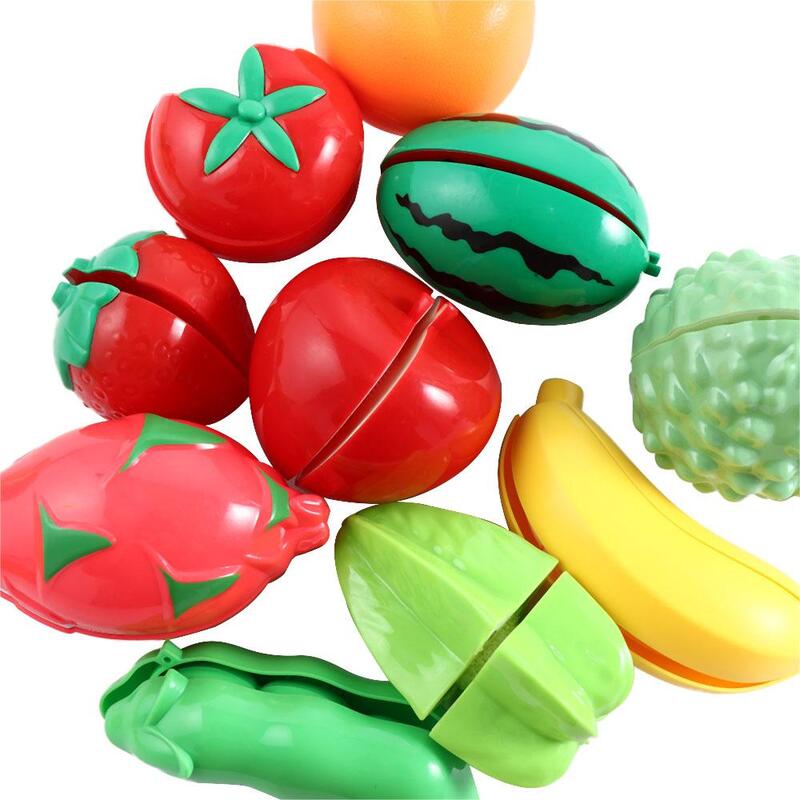 Simulation Küche so tun, als ob Spielzeug Obst Gemüse Set Spielzeug Kochen Interesse Anbau Montessori pädagogisches Spielzeug Kinder Geschenk