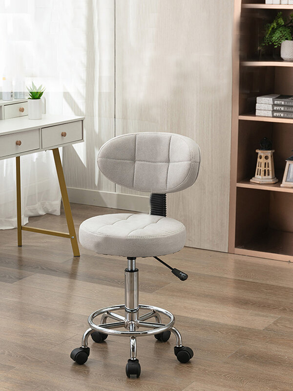 Hairdressing Stool Salon Furniture Barber Shop Chairs Stylis Tattoo Chair Liftable Rotatable Beauty Nail Pulley Work Chair