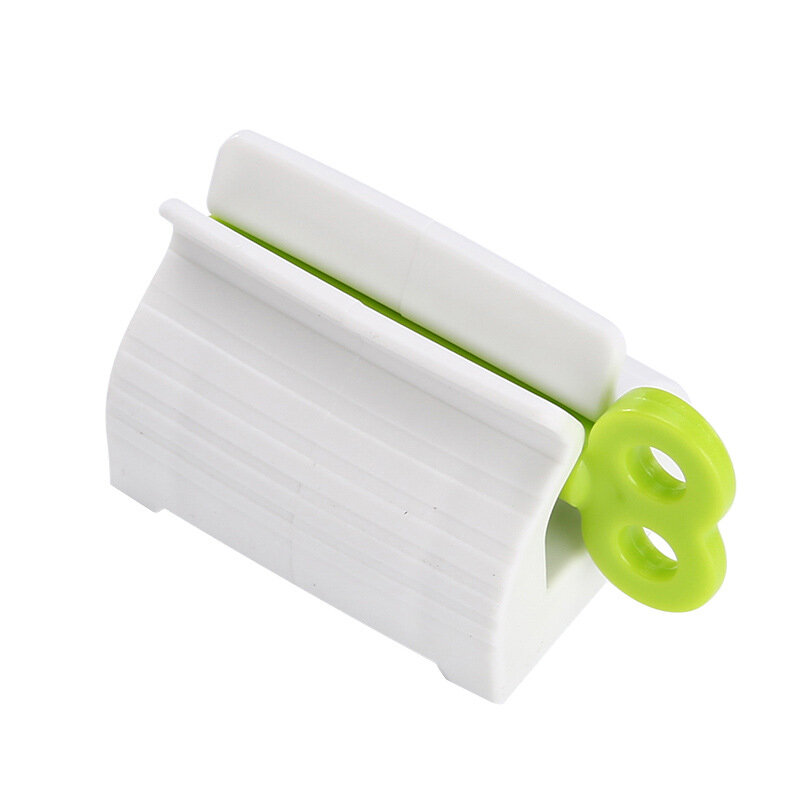 Extrusora de pasta de dientes manual para el hogar, pasta de dientes exprimible ABS, limpiador facial, exprimidor con clip, suministros de baño