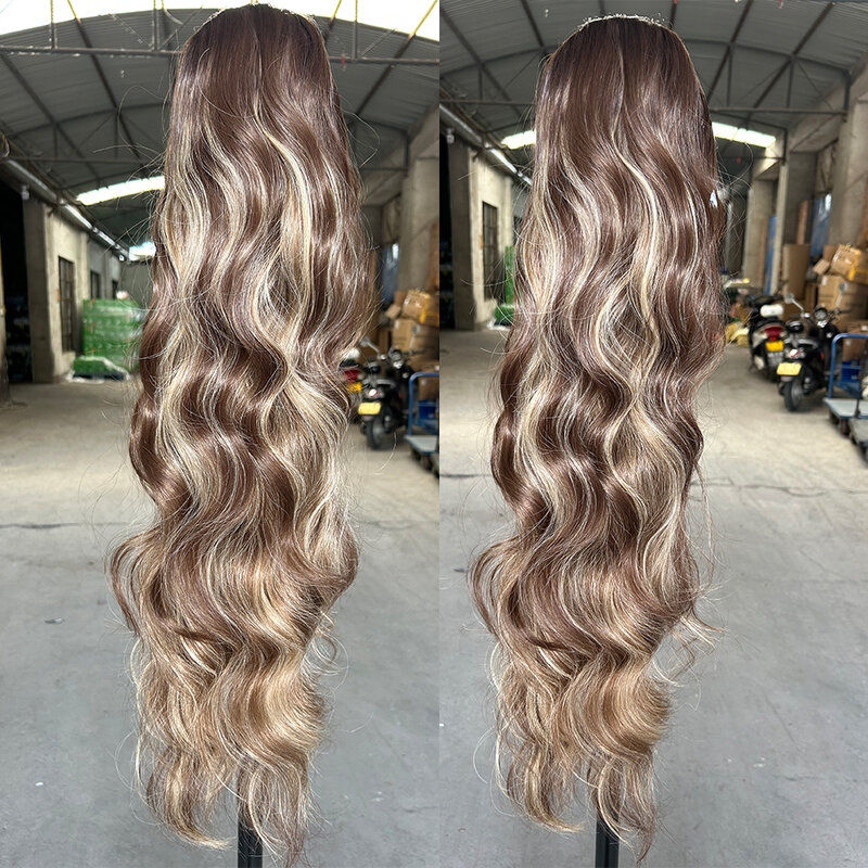 Gladys Body Wave Paardenstaart Extensions 28 Inch Synthetische Geweven Paardenstaart Voor Vrouwen Nep Paardenstaart Gratis Verzending Menselijk Haar Gevoel