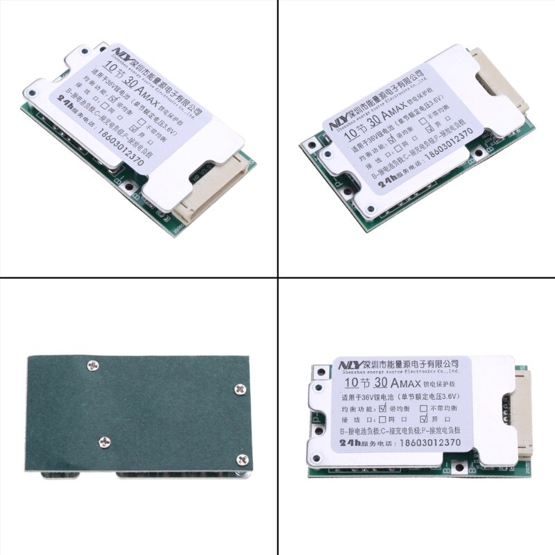 Battery for Protection Board Li-ion Cell 30A 36V 10S Lithium Battery Charging