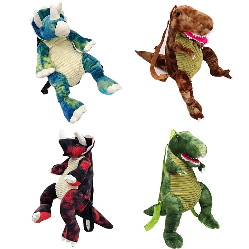 Для творческих 3D динозавров, детские рюкзаки с животными, детские школьные рюкзаки для путешествий