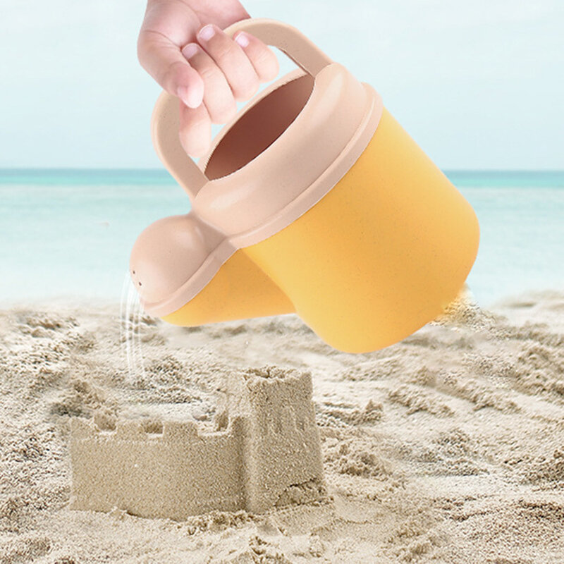 مجموعة ألعاب الشاطئ مع دلو الشاطئ ، 6 قوالب الرمل ، سقي يمكن ، معاول للأطفال الصغار ، ألعاب في الهواء الطلق للأطفال ، 12 قطعة