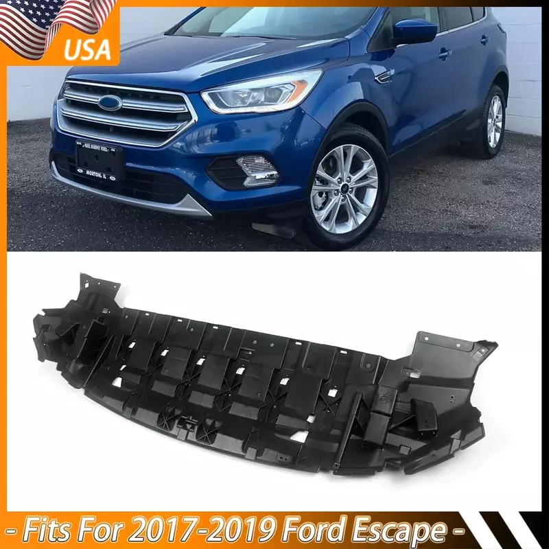 Escudo dianteiro do respingo do motor para Ford Escape 2017-2019 FO1228143 GJ5Z8310AA, Novo