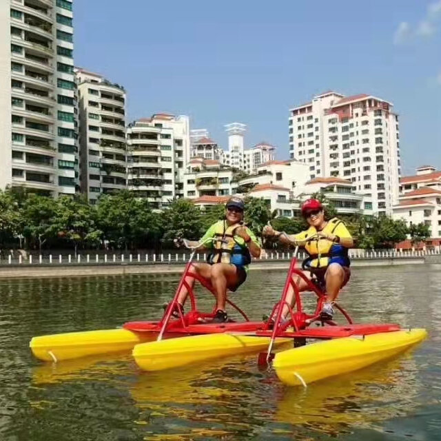 Tubos inflables de alta calidad para bicicleta de agua, tamaño personalizado, para barco, con pedal de plátano