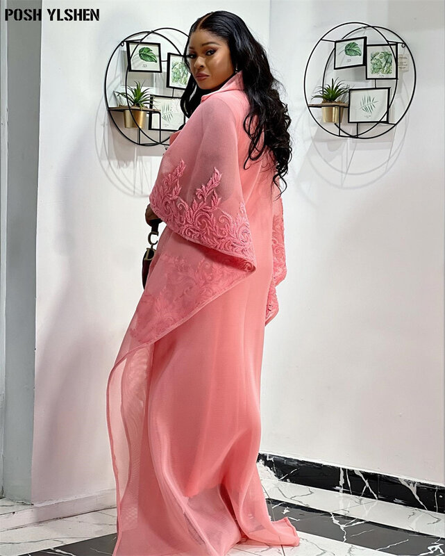 Gaun Abaya Afrika ukuran Plus untuk wanita 2024 gaun Kaftan bordir Nigeria tradisional baru pakaian wanita jubah Abaya Musulman