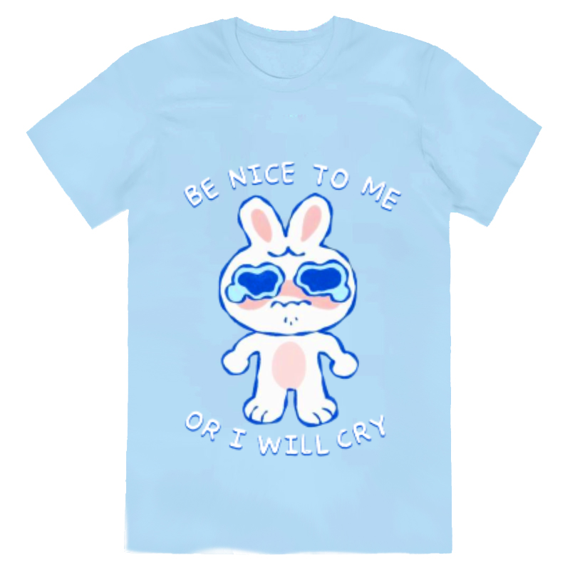 Cartoon Aesthetics Graphic Tee Top Y2k Designer Trendy T-shirt for Women Korean Style T Shirt Short Sleeve For Spring & Summer