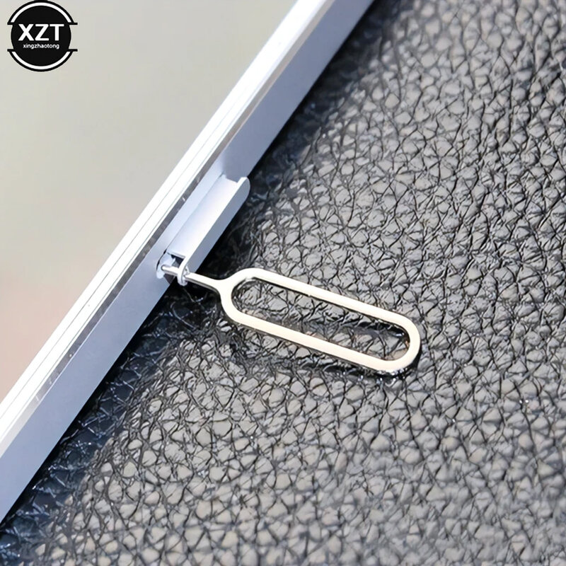 100PCS strumento di apertura della scheda SIM universale Pin di rimozione della carta del telefono strumento di rimozione della scheda SIM Pin di recupero della carta per iPhone Samsung Xiaomi