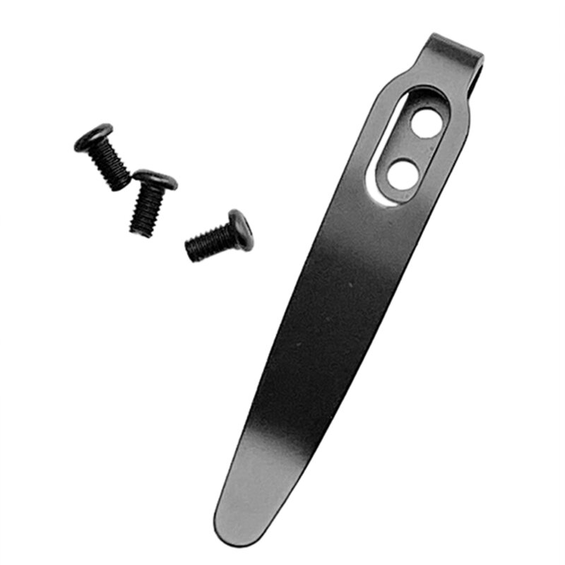420 clipes bolso aço inoxidável braçadeiras traseiras para faca dobrável clipe bolso