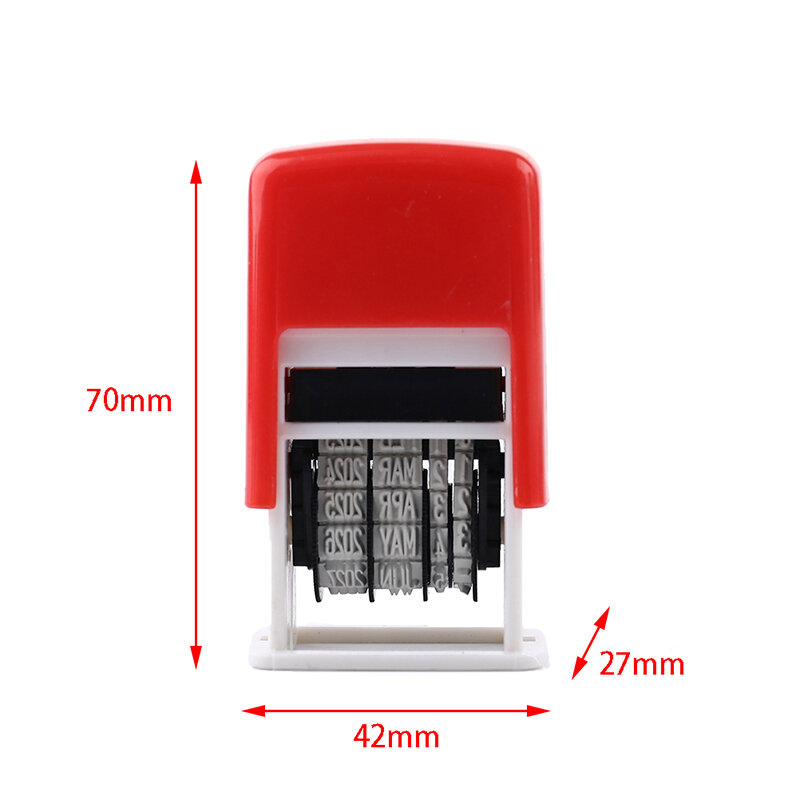 DIY Handle Account Date Stamps Stamping Automatic Ink Return Mini Self-Inking Stamps For Office Supplies Date Wheel Stamp