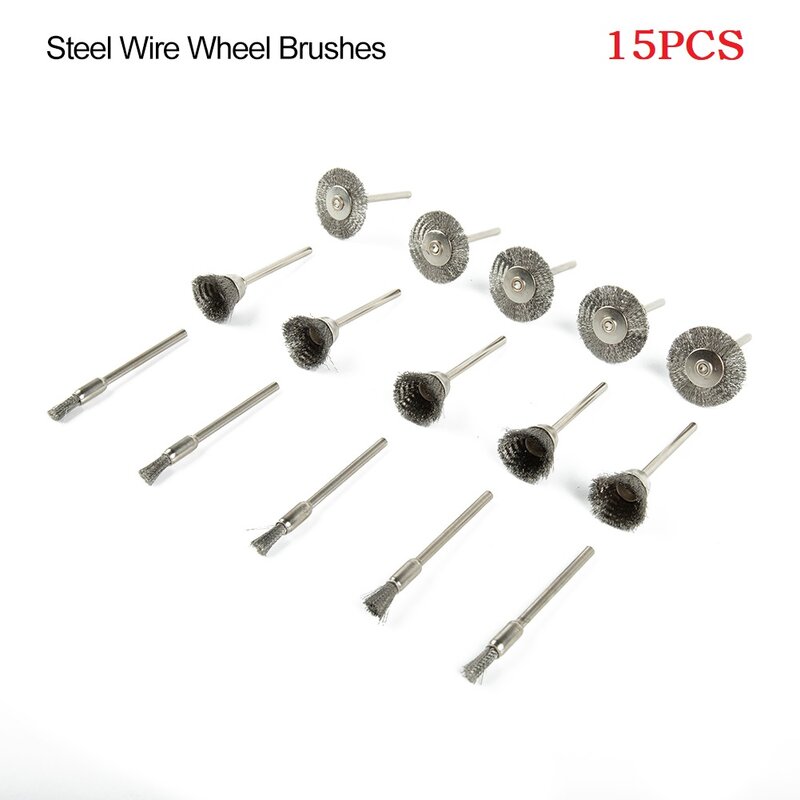 Steel Wire Brush Pencil Wire Brushes Replacement Tool Accessories Brush Drill Grinder Polishing Polishing Wheels