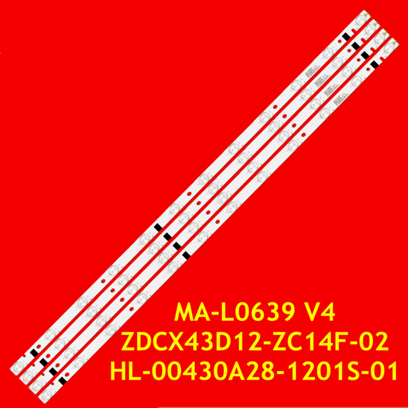 LED Strip for AKTV430 43AF2600 43DM6500 LE-4328 LE-4329 LED4318FHD 43HL5320F 43LEM-1038/FTS2C 43LEX-5009/FT2C ZDCX43D12-ZC14F-02
