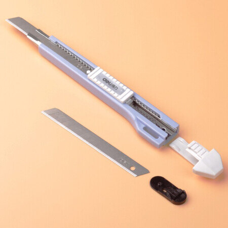 Deli 2031 cuchillo utilitario pequeño cortador de papel herramientas de corte suministros de oficina papelería