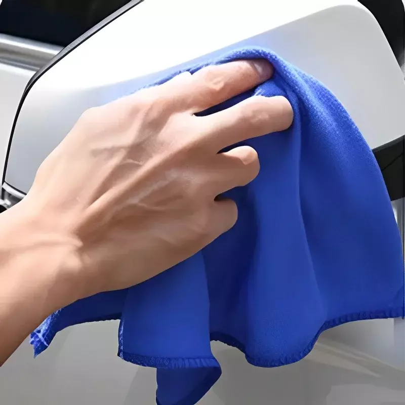30x30cm Car Wash Microfiber Towels Soft Drying Cloth Hemming Wash Towel Water Suction Polishing Duster Car Cleaning Tools