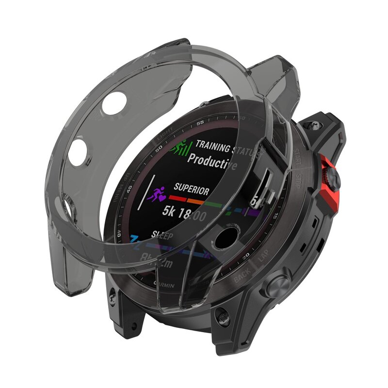 Custodia morbida trasparente per custodia protettiva per paraurti Garmin Gen 2 per Fenix 7 7S 7X Smart Sport Watch Protector accessori
