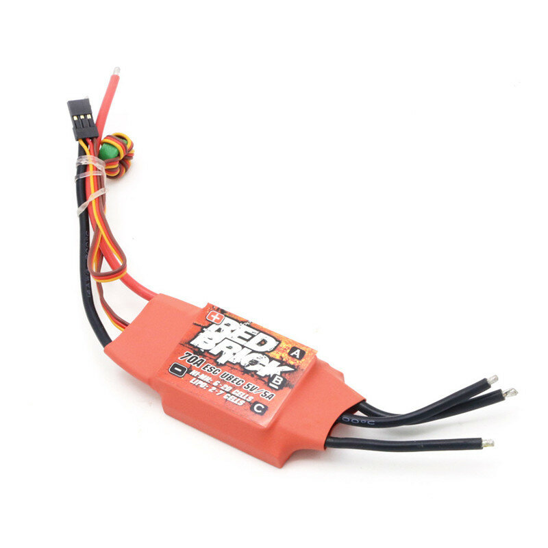 Contrôleur de vitesse électronique ESC sans balais Red Brick, 5V, 3A, 5V, 5V, 5A, BEC pour FPV Multicopter, 50A, 100A, 125A, 1-2 pièces