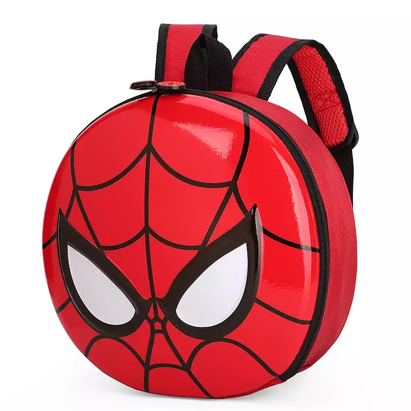 Disney-mochilas escolares para niños y niñas, morrales impermeables con estampado de dibujos animados, Cutew Spider Man