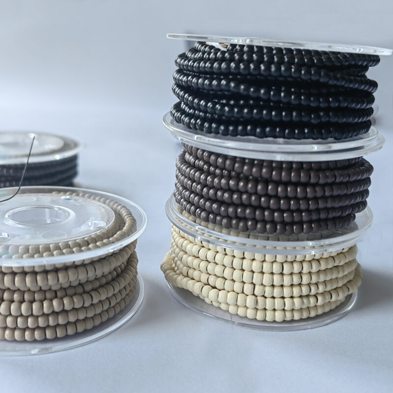 Anillos de silicona precargados para extensiones de cabello, Nano anillos de 500mm, herramientas de extensión de cabello, alicates de gancho de bucle Easi, 3,0 piezas