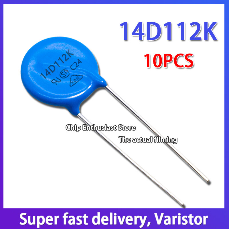 10Pcs Varistor 14D152K 152KD14 In Lijn Varistor Diameter 14Mm Dip-2 1500V