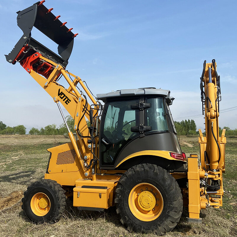 Multifunction Agricolas 4wd Farmer customized Compact Agriculture Tractor Small Farm Agriceltural 4x4 Mini Backhoe Loader