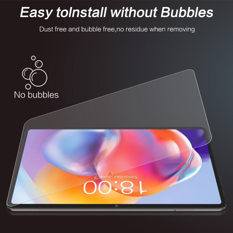 Protector de pantalla de vidrio templado para tableta Teclast P40HD, película protectora transparente sin burbujas, 10,1 pulgadas, 2022