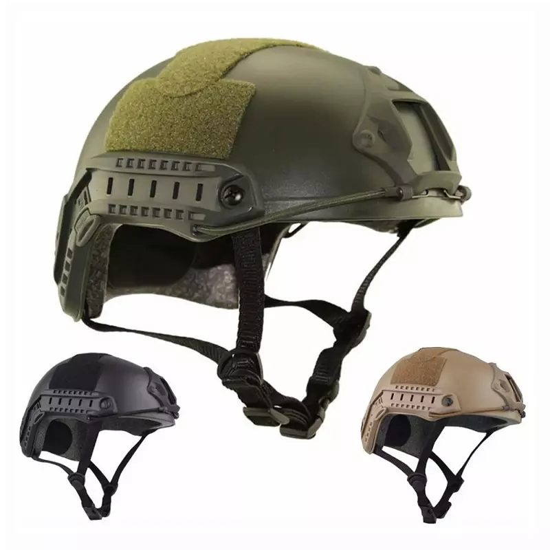 Helm Permainan Perang Airsoft MH Helm Cepat Taktis Pelindung Ringan untuk Militer Airsoft Paintball Berburu Menembak