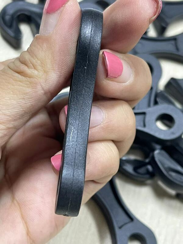 Kunststoff Snap Schlüssel Haken für Elastische Seil Schnur Bungee Krawatten Outdoor Rucksack Externe Zelt Polo Haken