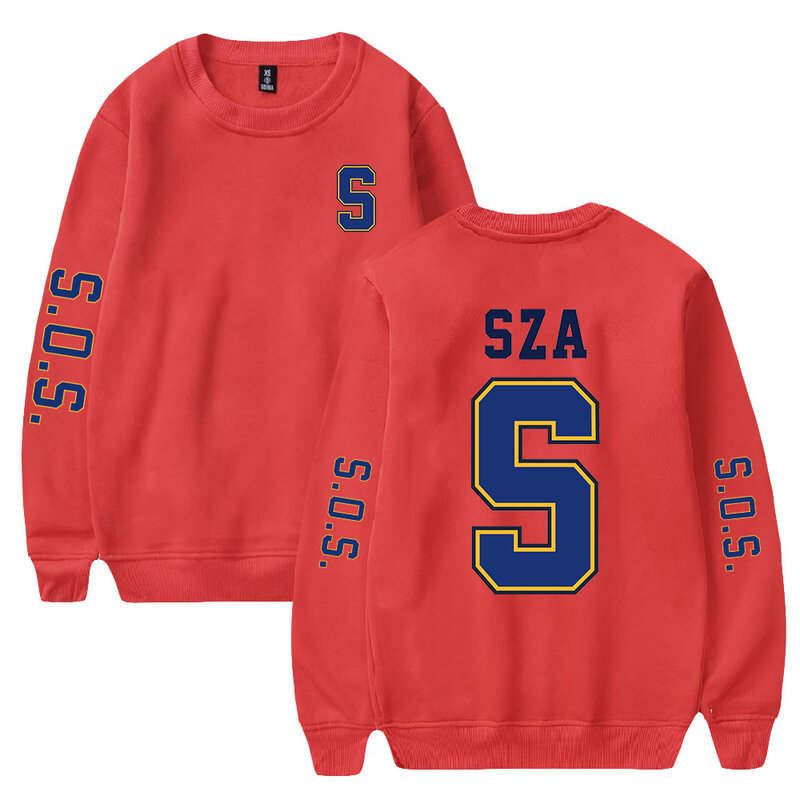 SZA SOS Blind New Album 2023 World Tour Merch girocollo manica lunga Streetwear uomo donna felpa abbigliamento moda