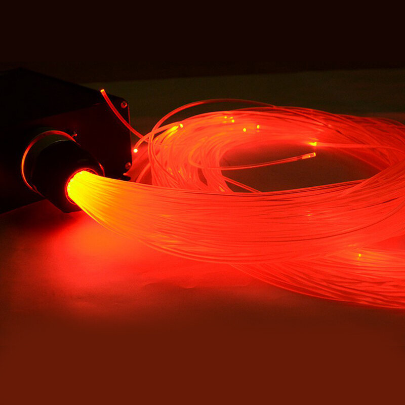 Heiße Verkäufe 0.5 ~ 4 Meter 0,75mm 1mm Ende glühen pmma Glasfaser kabel für LED-Licht Motor Auto nach Hause DIY LED-Stern Decken leuchte