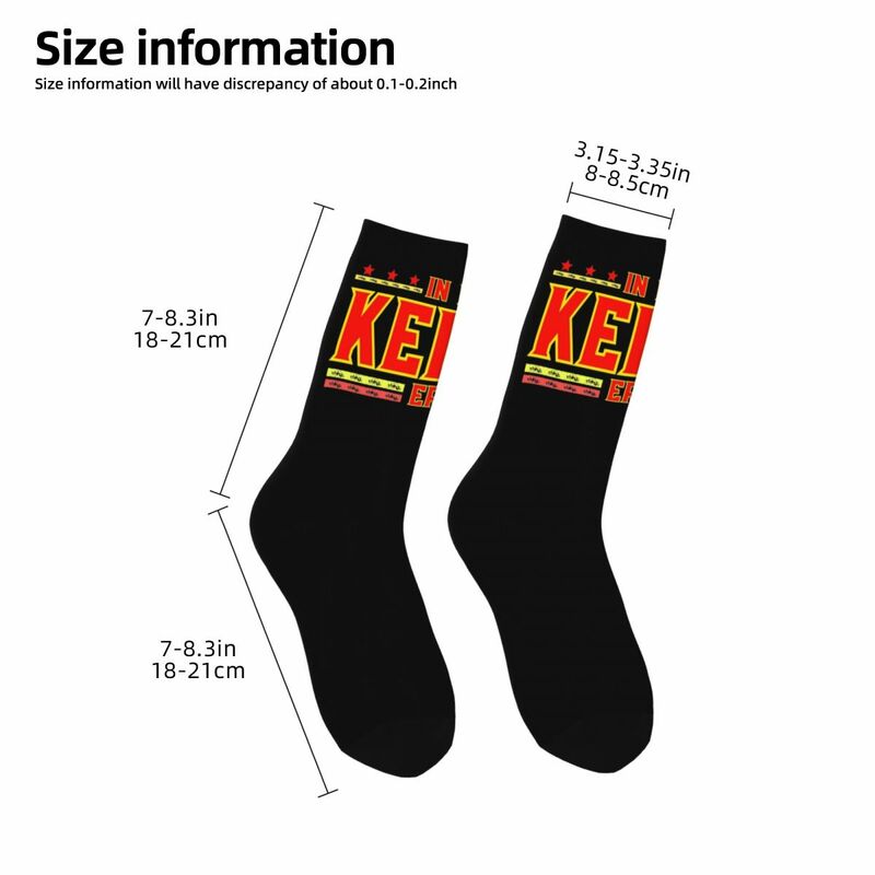 Hip-hop In My Kelce Era Travis Kelce Soccer Socks Polyester Middle Tube Socks for Women Men Breathable