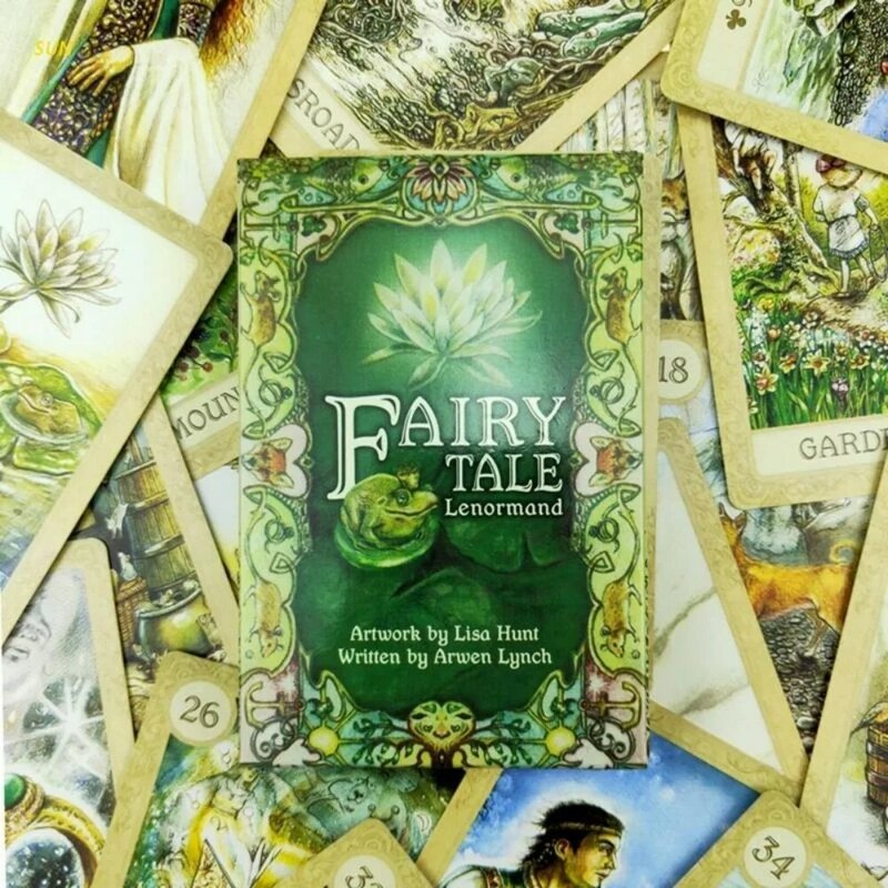 Fiaba Lenormand tarocchi 38 carte Deck Full English misterioso divinazione Fate Family Party gioco da tavolo