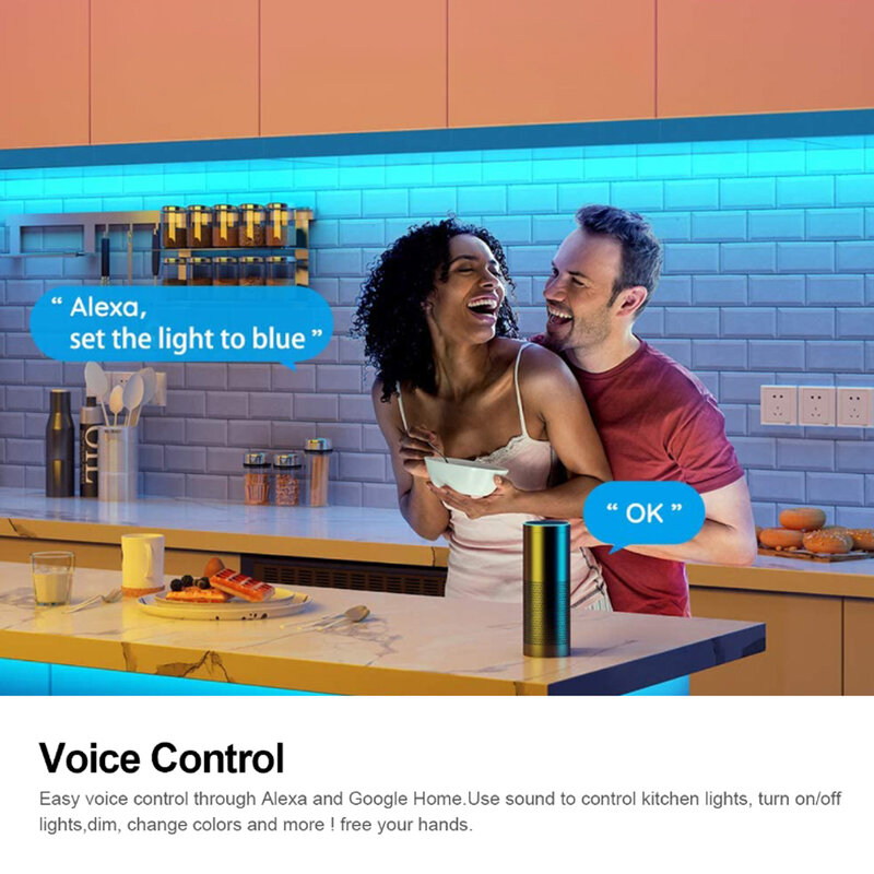 TUYA Zigbee taśma LED USB DC5V 1M 2M 3M 4M 5M elastyczne światło RGB lampa oświetlenie tła do TV Echo Plus Google Home sterowanie głosem
