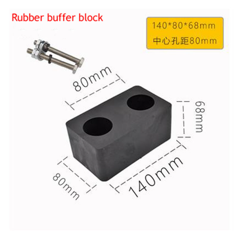 Anti-Collision Rubber Buffer Blok Voor Grote Vrachtwagens Hoge Kwaliteit Materiaal