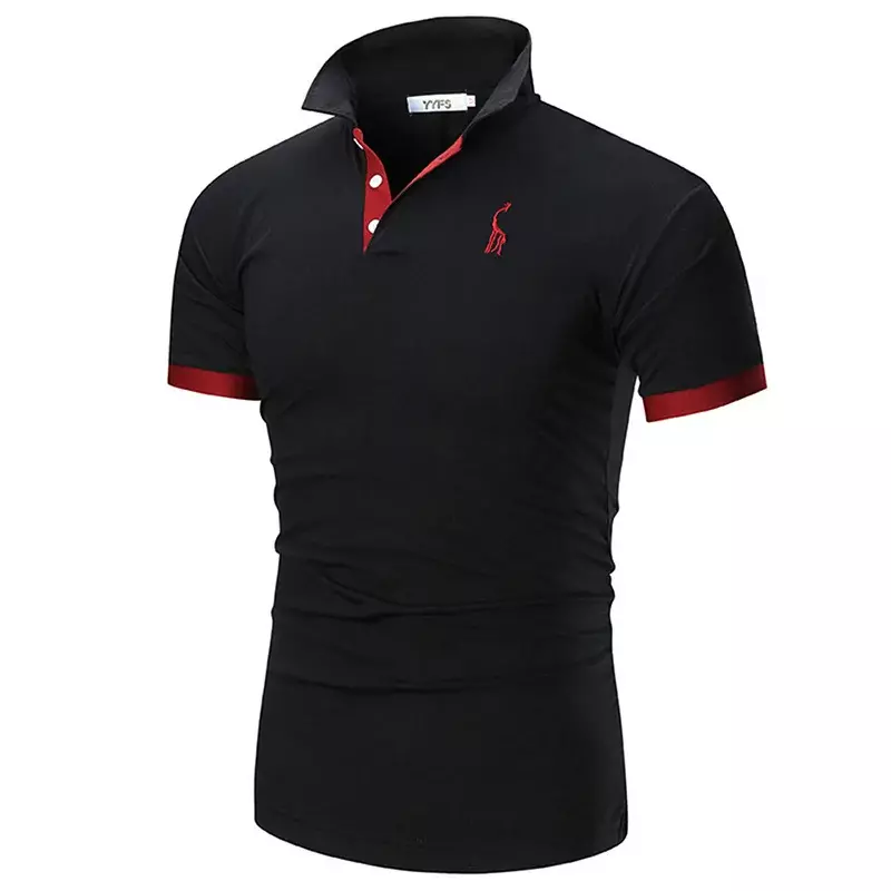 Heren T-Shirt Zomer Korte Mouw Mannen Ademend Sport Business Casual Golf Polo Shirt Van Hoge Kwaliteit Borduurwerk Pullover Blouse