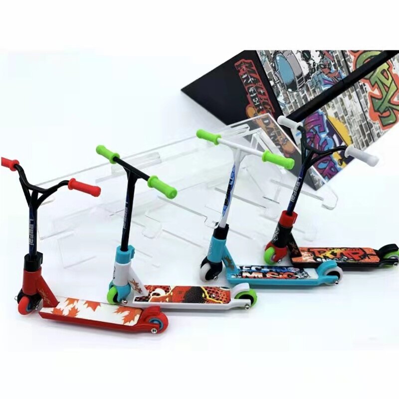 1 Stück neue Finger Skateboards Mini Skate Park Rampe setzt Finger Roller Fingers pitze Fahrräder Griffbrett Extremsport Deck Neuheit Spielzeug