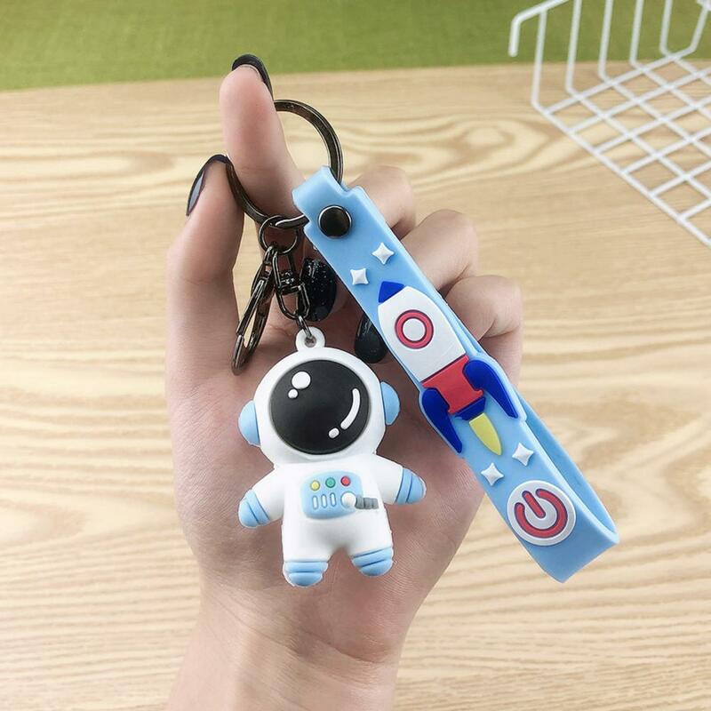JOAstronsomLetter-Porte-clés avec pendentif imprimé pour enfants, Spaceman, JOCartoon, jouets, cadeaux, voiture, sac