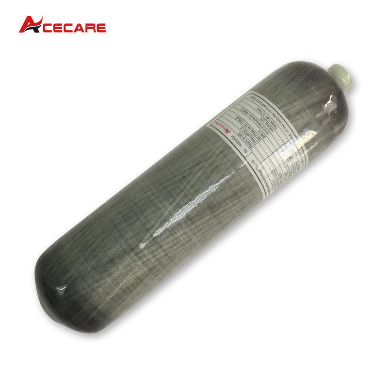 Tanque do mergulho autônomo de ACECARE, cilindro da fibra do carbono, CE 300Bar, 4500Psi, 3L
