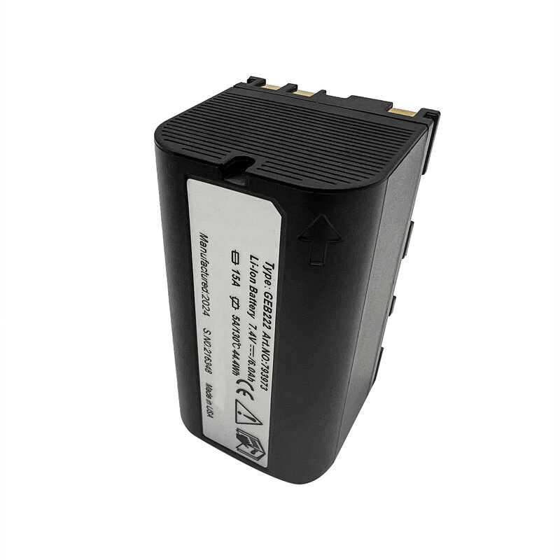 Batterie aste GEB222 pour station GPS Leica, système ATX1200, 1230, Piper 100, 200, Lases Survey Instruments, 2 pièces