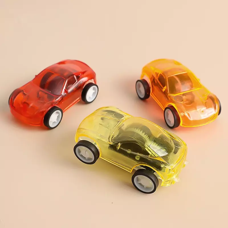 10/1Pcs Pull Back Racer Mini Car Toys Kids Birthday Party Favor forniture Mini Car Gifts Set di veicoli in plastica giocattoli per auto da corsa veloci