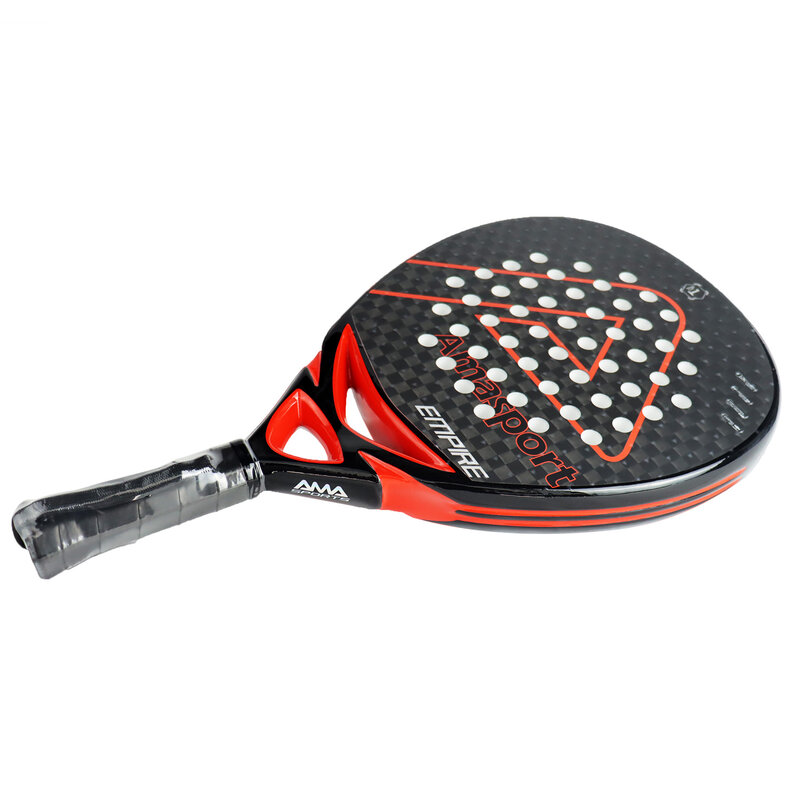 AMASPORT PRO 테니스 패들 라켓, 영국 수입, EVA 12K 탄소 섬유, 부드러운 3D 표면, 남성용 테니스 패들 라켓